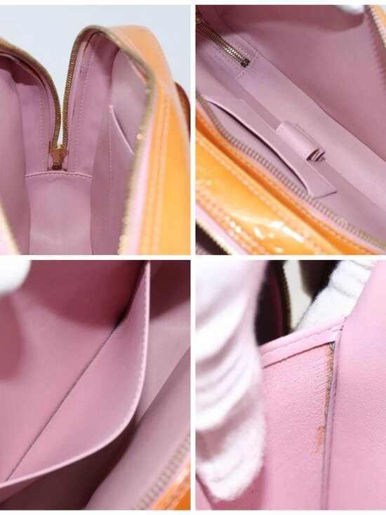 LOUIS VUITTON Monogram Vernis Marley Backpack Pink M91039 LV Auth LNZ301 main image 16